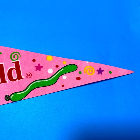 WALT DISNEY WORLD VTG 90’s MINNIE MOUSE PINK SOUVENIR PENNANT FLAG RARE LG 30” - Picture 9 of 13